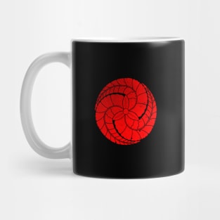 Samurai Family Crests - Kuroda - Red Mug